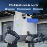 📸 كاميرا مراقبة شمسية بعدستين بزوم بصري ×10 ودقة 12 ميغابكسل – حماية ذكية بالطاقة الشمسية